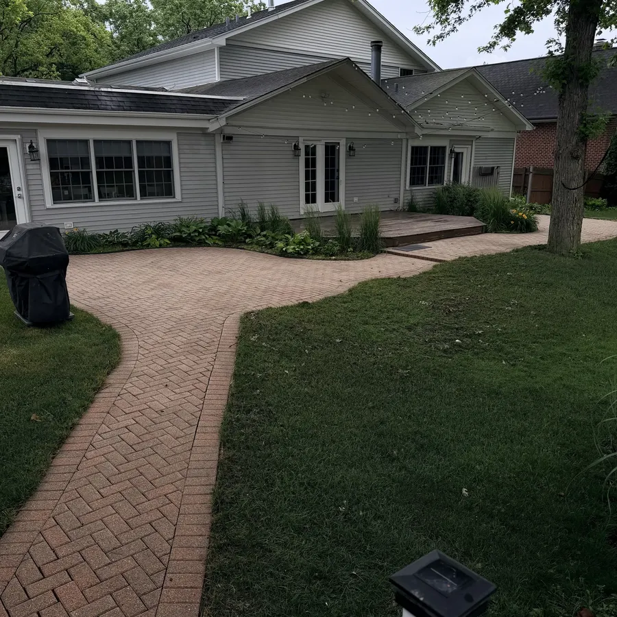 Pressure washing after, clean exterior
